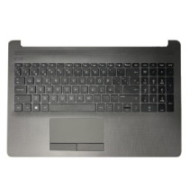 Top case + Teclado compatible para portátil HP 250 G7 / 255 G7 Gris oscuro