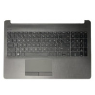 Top case + Teclado compatible para portátil HP 250 G7 / 255 G7 Gris oscuro
