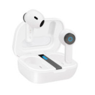 Auriculares Tooq Bender Bluetooth 5.1  Blanco / Type-C / Control tactil / Base de carga / TQBWH-0031W