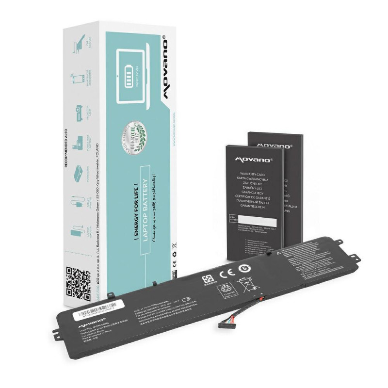 Batería compatible para portátil LENOVO L14M3P24 11.1V 4400mAh Movano
