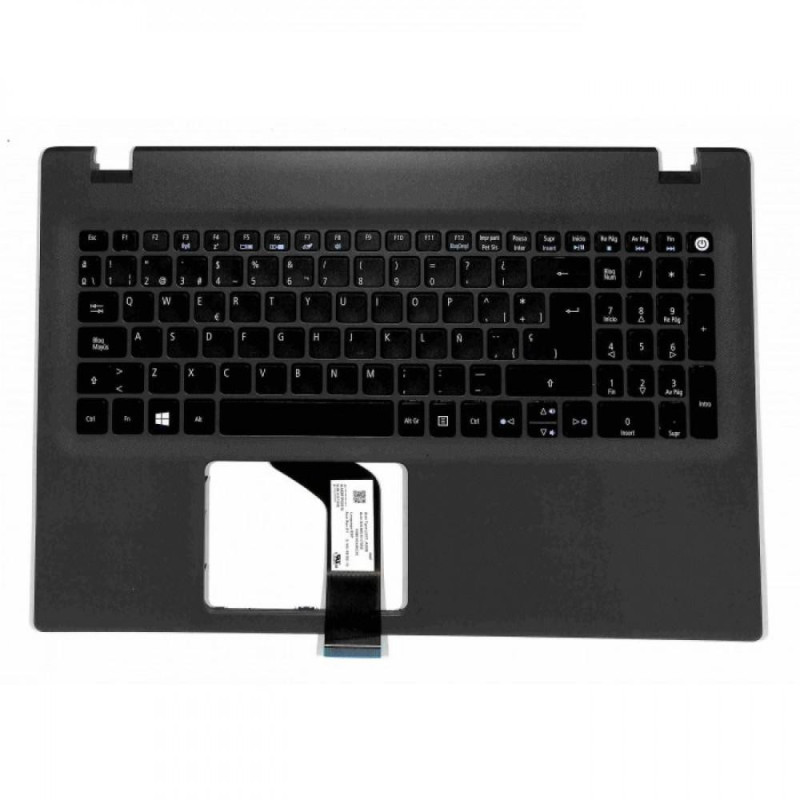 Top case + Teclado compatible para portátil ACER E5-522 / E5-573 Negro