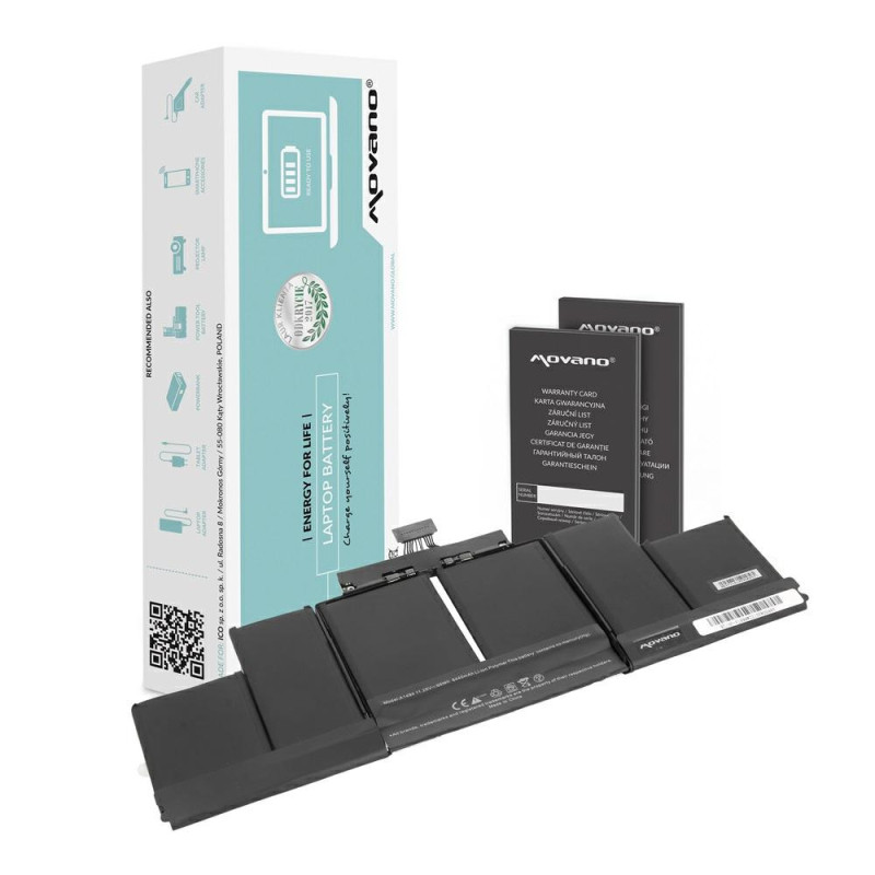 Batería compatible para portátil APPLE A1398 11.26V 8430mAh Movano