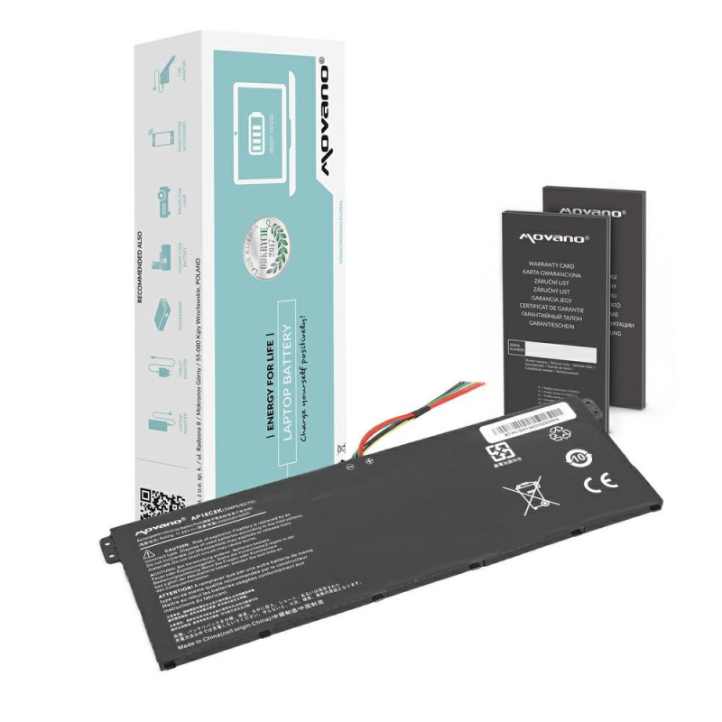 Batería compatible para portátil ACER AP18C8K 11.55V 4350 mAh Movano