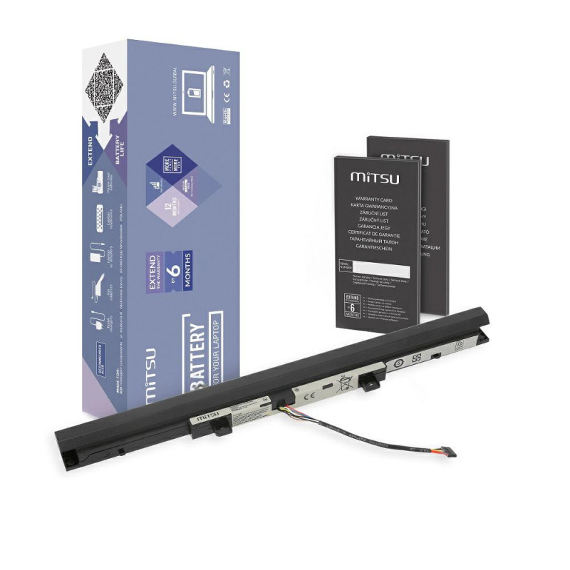 Batería compatible para portátil LENOVO L15S4A02 14.4V 2200mAh Mitsu