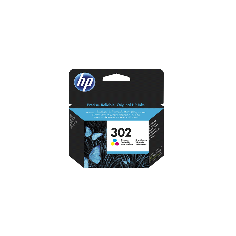 Tinta Original Hp n302 Color f6u65ae