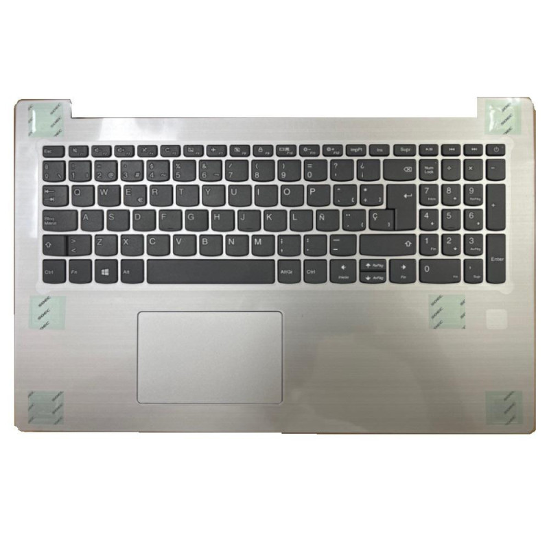 Top case + Teclado compatible para portátil LENOVO 330-15ICH Plata