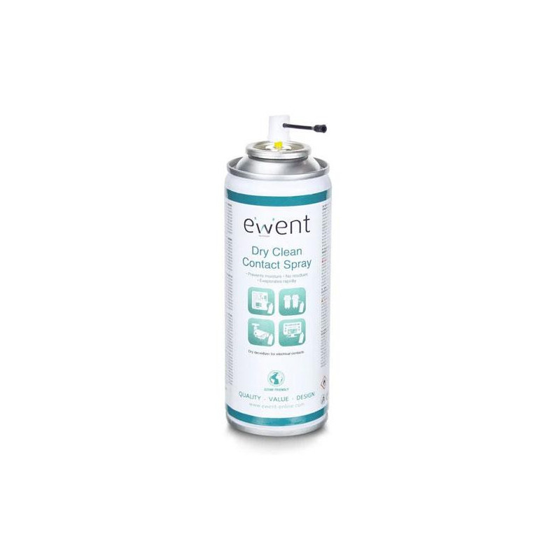Pulverizador para limpieza en seco Ewent EW5611 / Placas - Contactos electricos / Sin residuos / 400ml