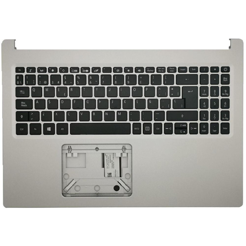 Top case + Teclado compatible para portátil ACER 5 A515-55 Plata