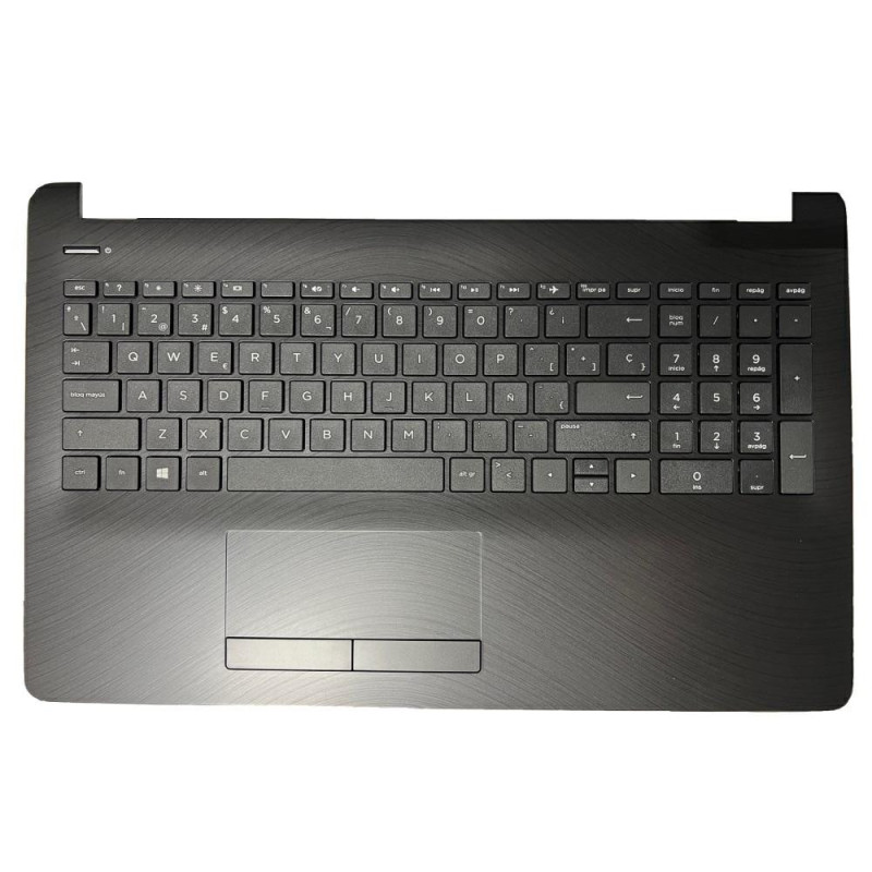 Top case + Teclado compatible para portátil HP 15-BS / 15-BW Gris