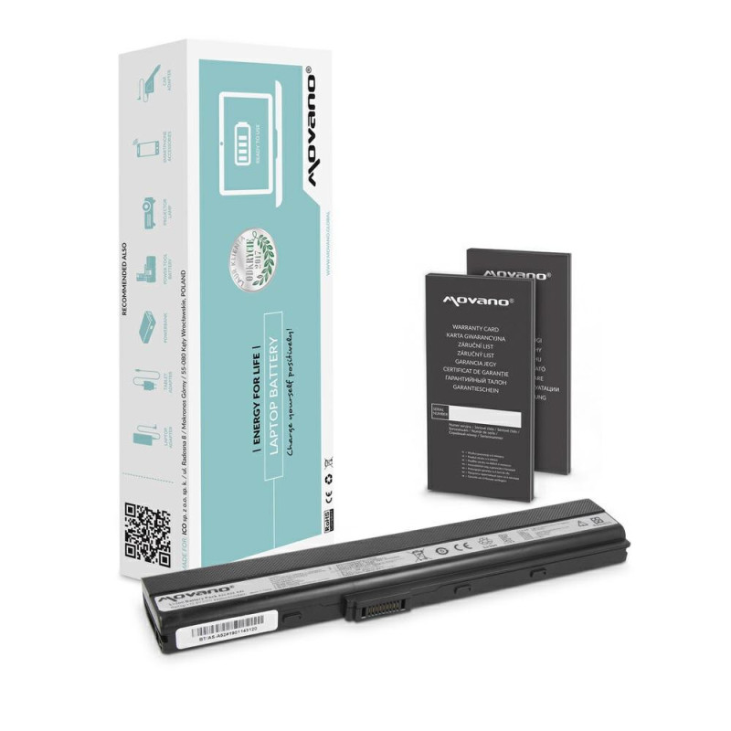 Batería compatible para portátil ASUS A32-K42 10.8V 4400mAh Movano