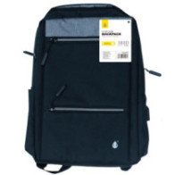 Mochila nylon R4008 / portatiles hasta 16\ / Repelente al agua / Negro / One+"