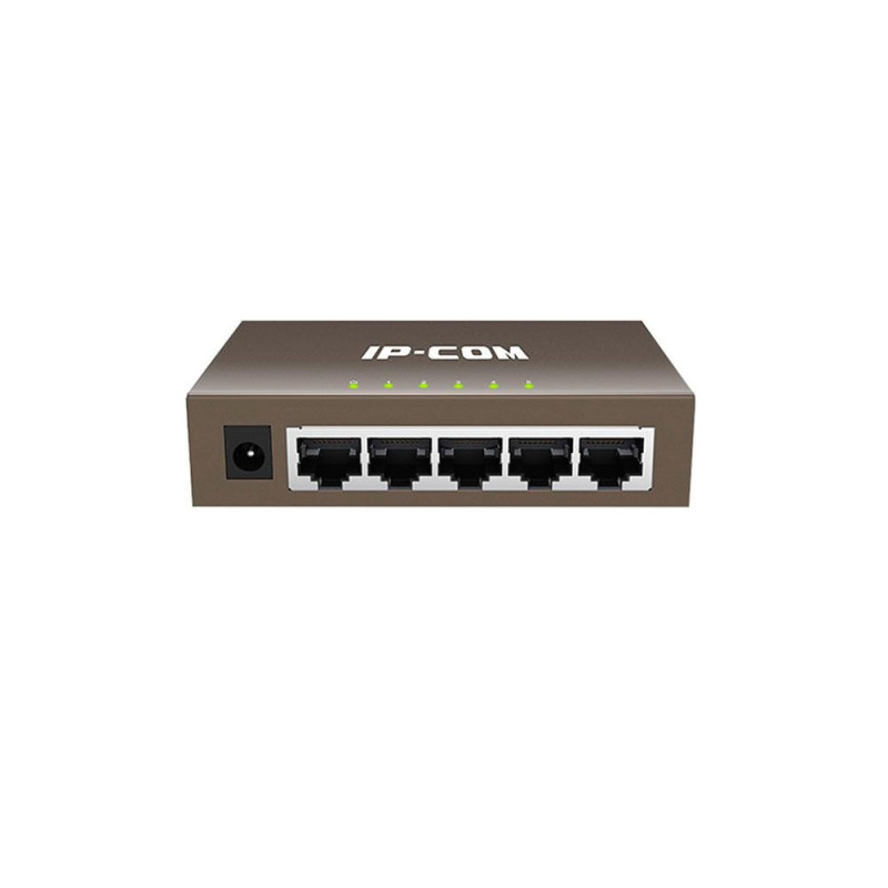 Switch 5p 10/100/1000 Gigabit No gestionable IP-COM / Carcasa metálica / G1005