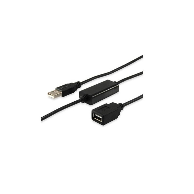 Cable USB amplificador activo USB 2.0 M/H 10 metros / Equip 133310