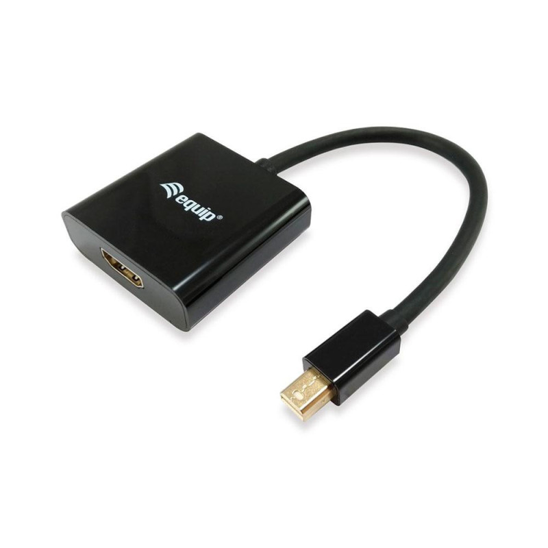 Adaptador Mini DisplayPort a HDMI / Negro / Equip 133434