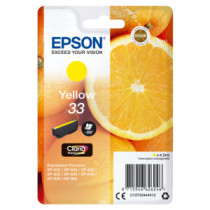 Tinta original epson t3344 amarillo c13t33444022 4.5ml   con alarma