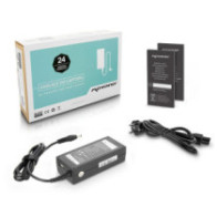 Cargador compatible para portátil ASUS / MSI / TOSHIBA / LENOVO / MEDION 65W 19V 3.42A 5.5x2.5 mm Puerto USB Movano