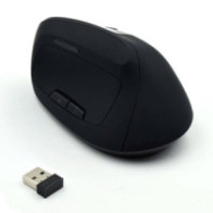 Raton Inalambrico Vertical ergonomico  Ewent / 1600Dpi  / Bateria recargable / Negro / Ew3158
