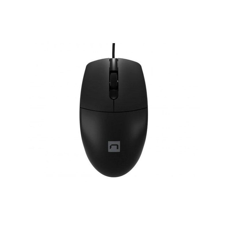 Raton USB Natec Ruff Plus Negro / 1200 Dpi / NMY-2021