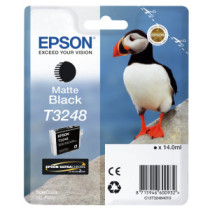 Tinta original epson t3248 negro mate c13t32484010 14ml