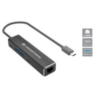 Hub Type-C a Rj45 2.5 Gigabit / 2x USB 3.2 / 2x Type-C 3.2 / Conceptronic / ABBY14B