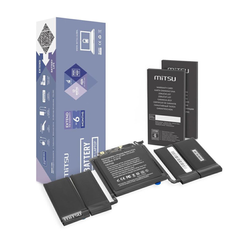 Batería compatible para portátil APPLE A1370 11.4V 4314mAh Mitsu