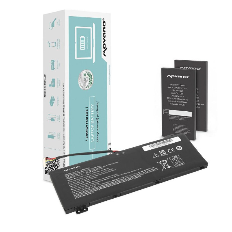 Batería compatible para portátil ACER AP18E7M 15.4V 3815mAh Movano