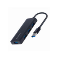 Hub 4 Puertos Usb 3.0 / USB / Gembird / Negro / UHB-U3P4-03