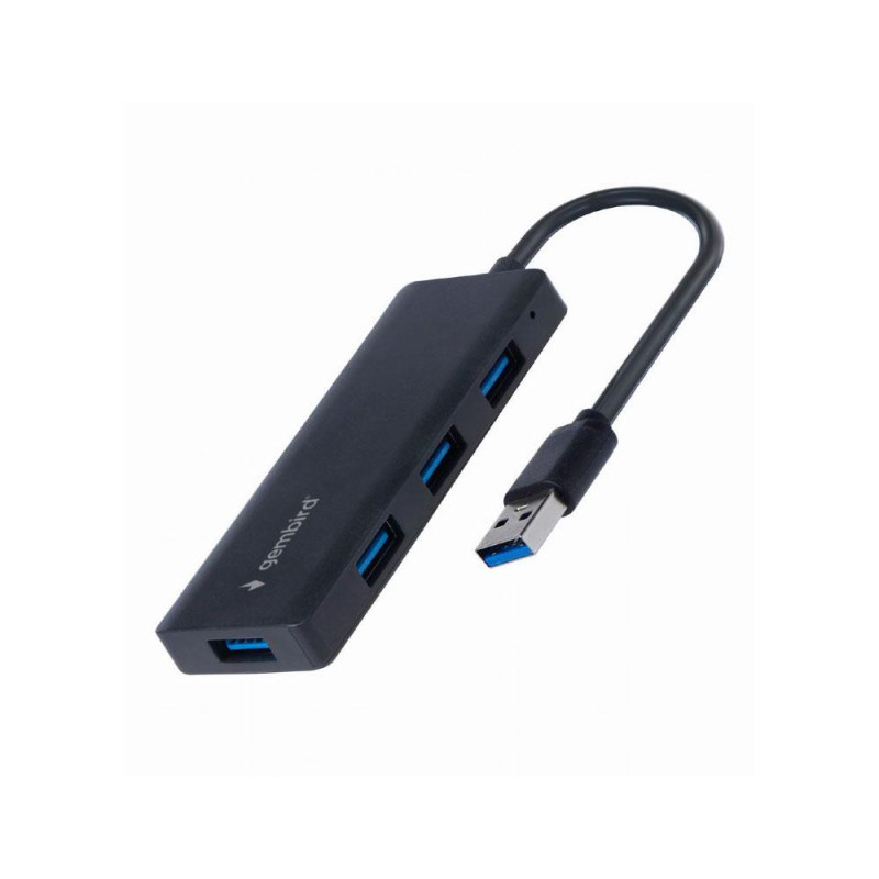 Hub 4 Puertos Usb 3.0 / USB / Gembird / Negro / UHB-U3P4-03