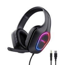 Auriculares Trust Gaming GXT 416 Zirox / Jack 3.5mm / Usb / Iluminacion Led / Micro Flexible / 25331
