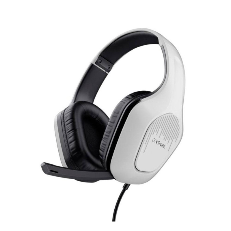 Auriculares Trust Gaming Gxt 415ps Zirox Negro-Blanco/ Multiplataforma Ps5 - Xbox - Nintendo - PC /  Cable 1.2m / 24993
