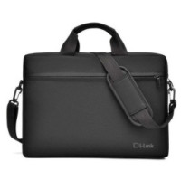 Maletin portatil L-Link Hasta 15.6\ / Bolsillo frontal / Impermeable / Negro / LL-B036-15.6"