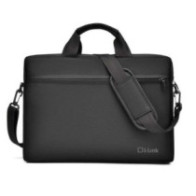 Maletin portatil L-Link Hasta 15.6\ / Bolsillo frontal / Impermeable / Negro / LL-B036-15.6"