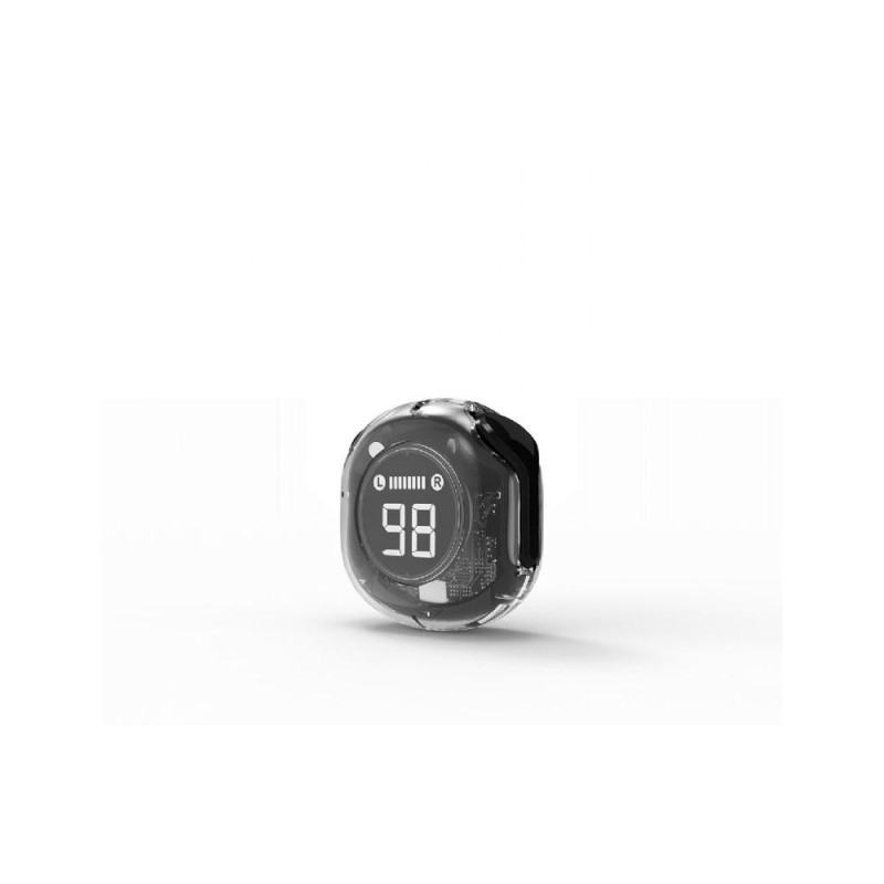 Auriculares Bluetooth 5.4 Gembird / Negro / Tws / Indicador de carga / TWST-01-BK