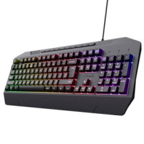 Teclado Trust Gaming Evocx Gxt 836 / Iluminacion RGB / Anti-Ghosting / Ps4 / Ps5 / Xbox Series / 24998