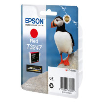 Tinta original epson t3247 rojo c13t32474010 14ml