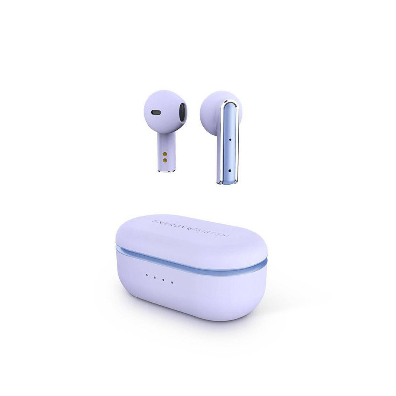 Auricular intrauditivo bluetooth energy sistem style 4 tws violet esmart voice assistant, caj