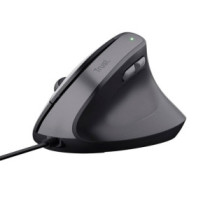 Raton óptico Usb vertical Trust Bayo II Ergonómico / USB / 2400 dpi / Negro / 25144