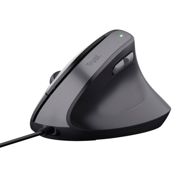 Raton óptico Usb vertical Trust Bayo II Ergonómico / USB / 2400 dpi / Negro / 25144
