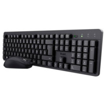 Combo Teclado + Raton inalámbrico Trust TKM-360 / Silencioso / 1600 Dpi / Resistente a liquidos / 25356