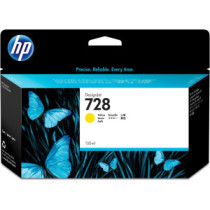 Tinta original hp n728 amarillo f9j65a 130ml
