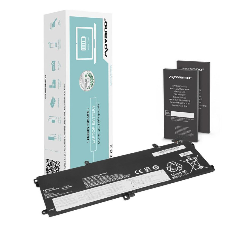 Batería compatible para portátil LENOVO L18L3P71 11.52V 4870mAh Movano