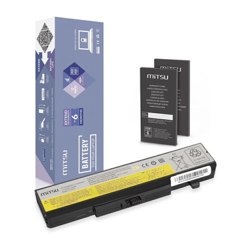 Batería compatible para portátil LENOVO L11M6Y01 11.1V 4400mAh Mitsu