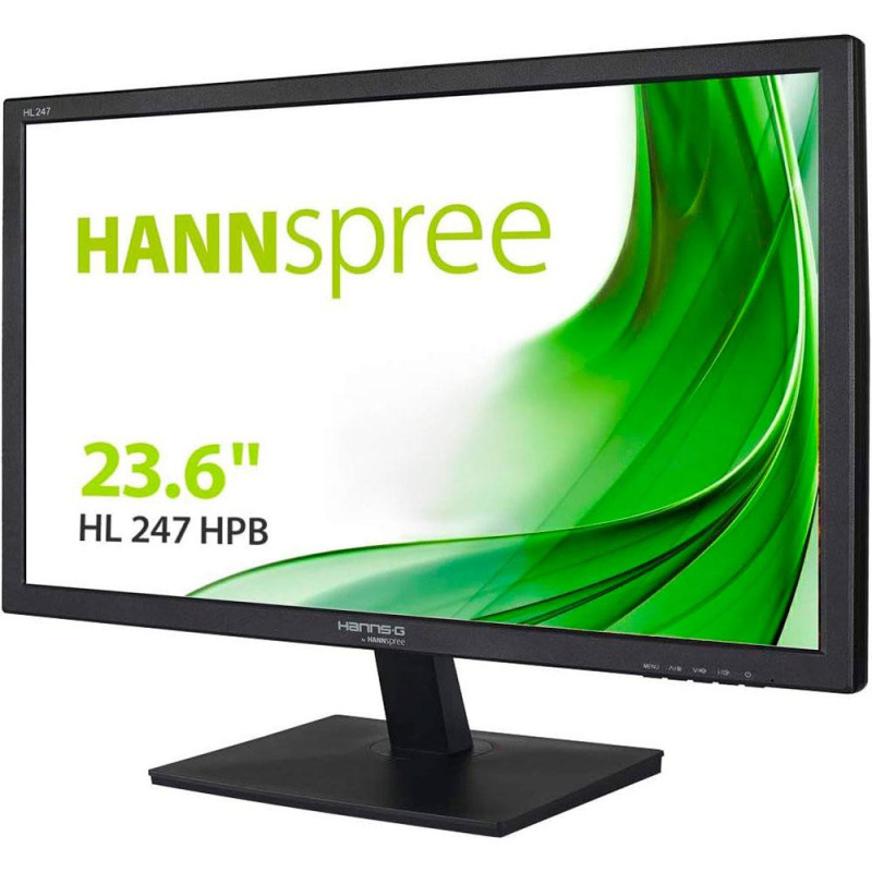 Monitor Reacondicionado LCD HANNSPREE HL 247 HPB / 23.6\ FULLHD / HDMI-VGA-DVI / Negro"