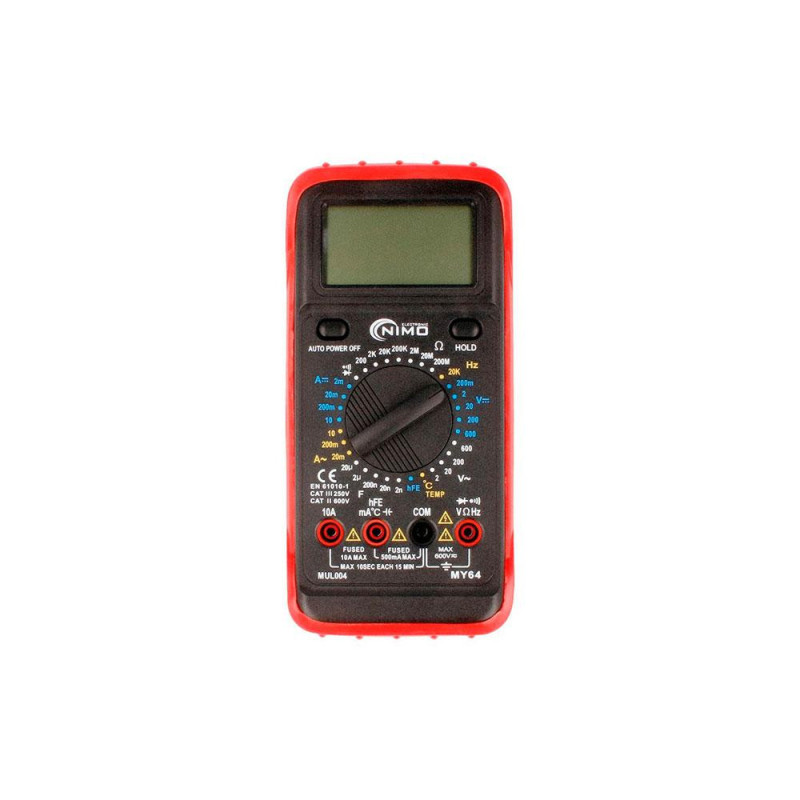 Multimetro Digital V&A INSTRUMENT MY-64 / 600VCC / MUL004