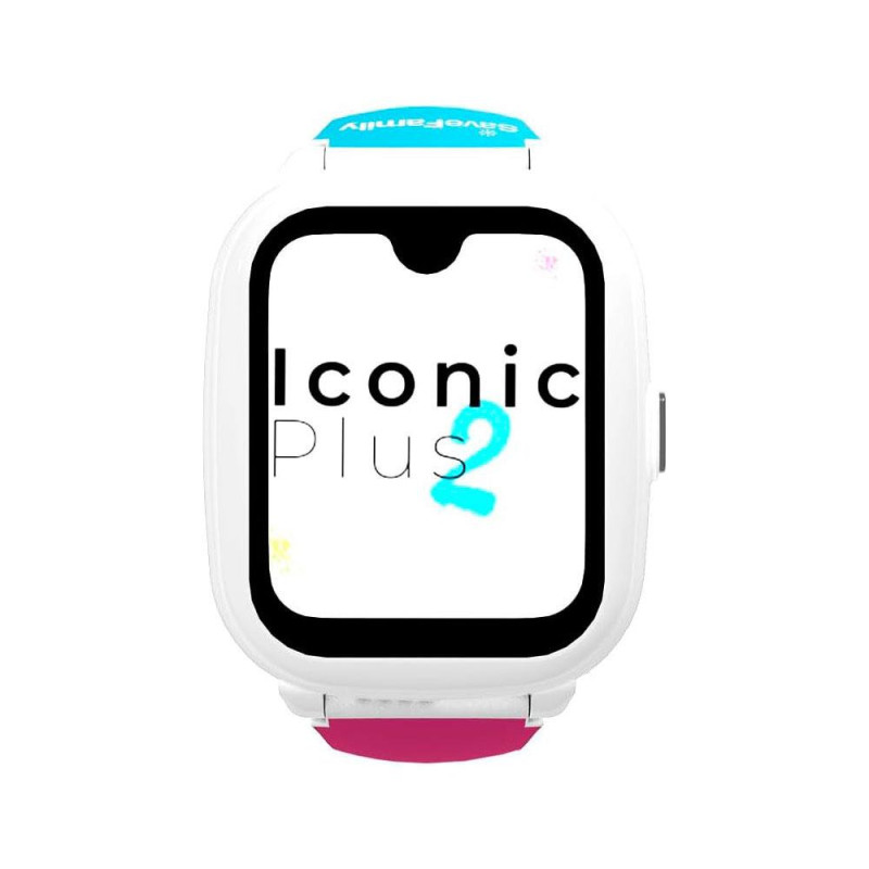 Smartwatch SaveFamily Infantil Iconic Plus 2 GPS / 1.85\ / 850 mAh / NanoSIM / Estampada-Color Pop / 689353"