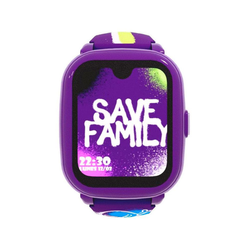 Smartwatch SaveFamily Infantil Iconic Plus 2 GPS / 1.85\ / 850 mAh / NanoSIM / Estampada-Graffiti / 689377"
