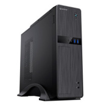 Caja microatx slim unyka uk2011 type c dise?o compacto fuente sfx 450w formato horizontal vertical