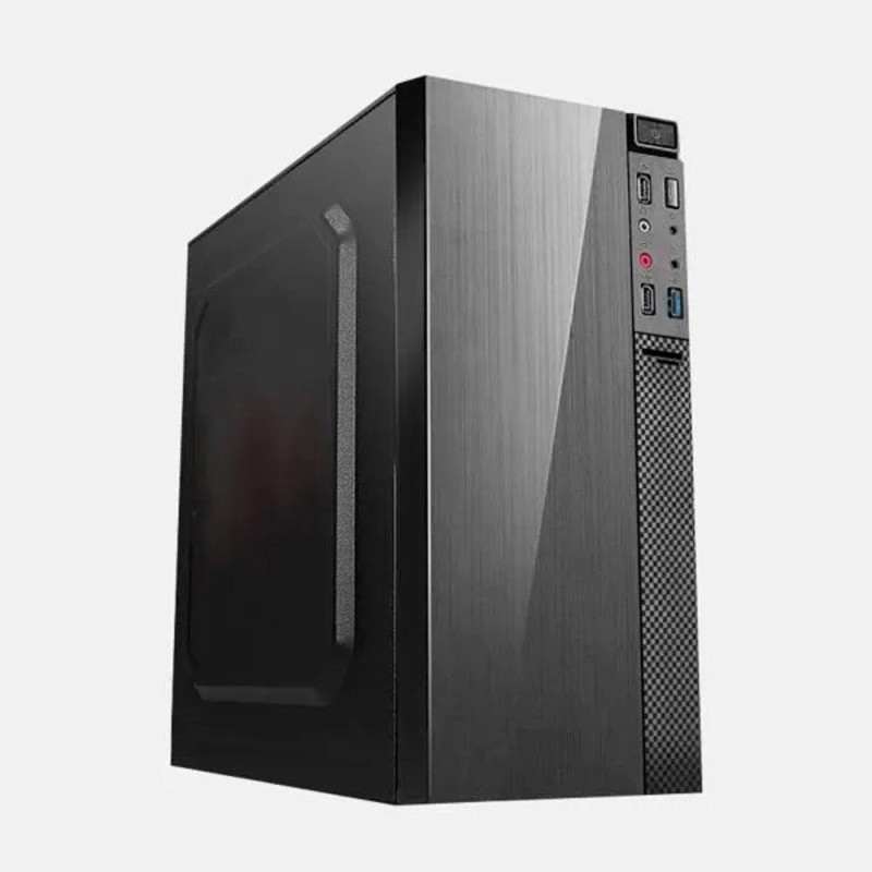 Caja Micro ATX Approx APPC-203F / Fuente alimentacion incluida / Negra / APPC-203F