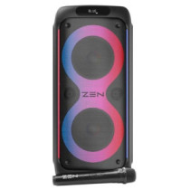 Altavoz Bluetooth 5.0 ZEN RINGS / 600W PMPO / Iluminacion RGB / FM / Micro SD / 1x Microfono inalambrico / 5500Mah