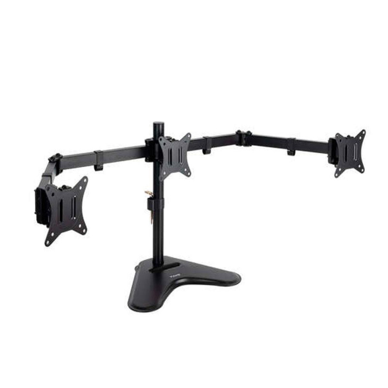 Soporte de mesa con base para 3 pantallas 17\-27\" / Tooq / DB1704TN-B / Negro"